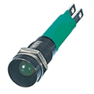 CML Innovative Technologies LED Green Panel Mount Indicator 8 mm M8 Termination IP67 12V 190512Z1