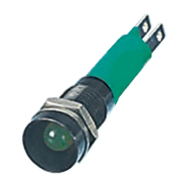 CML Innovative Technologies LED Green Panel Mount Indicator 8 mm M8 Termination IP67 12V 190512Z1