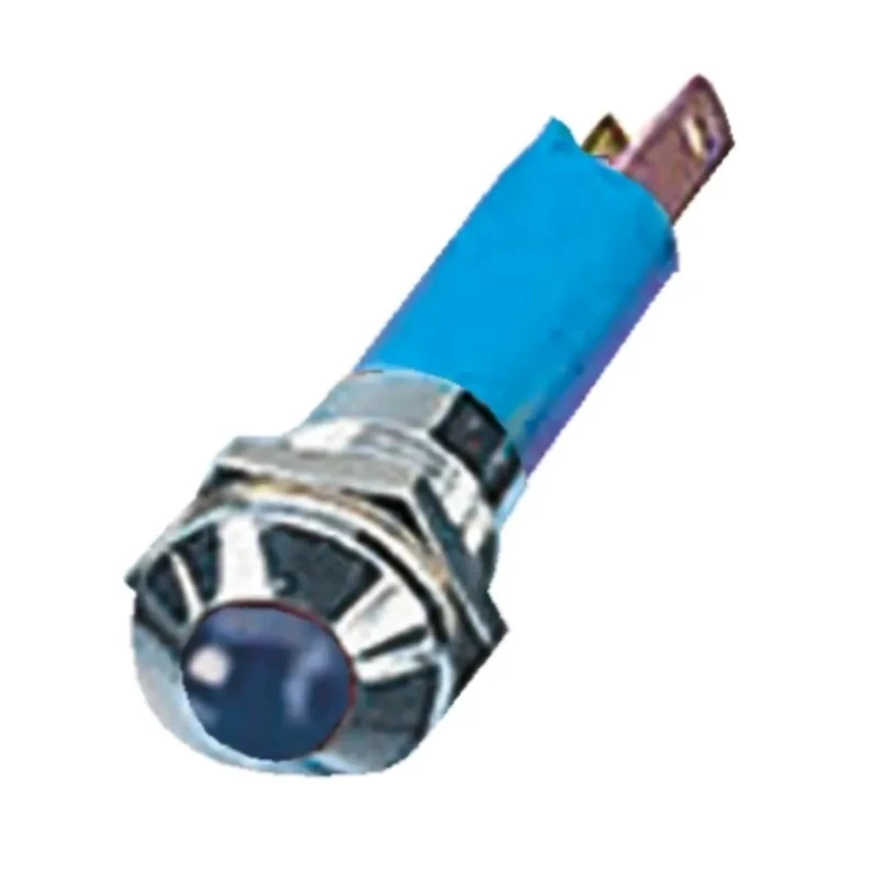 CML Innovative Technologies LED Blue Panel Mount Indicator 8 mm M8 Termination IP67 24V 190403Z7