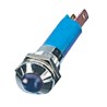 CML Innovative Technologies LED Blue Panel Mount Indicator 8 mm M8 Termination IP67 24V 190403Z7