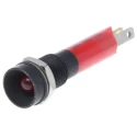 CML Innovative Technologies Red LED Panel Mount Indicator 8 mm, Solder Tab Termination, IP67, 24V 190513Z3