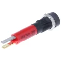 CML Innovative Technologies Red LED Panel Mount Indicator 8 mm, Solder Tab Termination, IP67, 24V 190513Z3