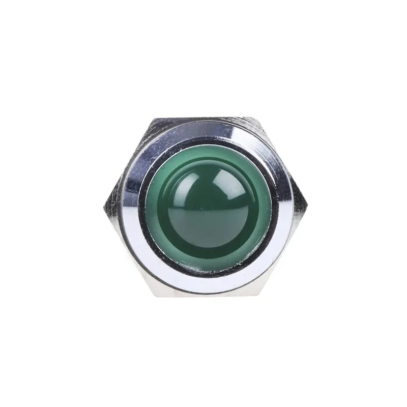 CML Innovative Technologies Green LED Panel Mount Indicator 14 mm, Solder Tab Termination, IP67, 24V 192103Z1