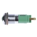 CML Innovative Technologies Green LED Panel Mount Indicator 14 mm, Solder Tab Termination, IP67, 24V 192103Z1