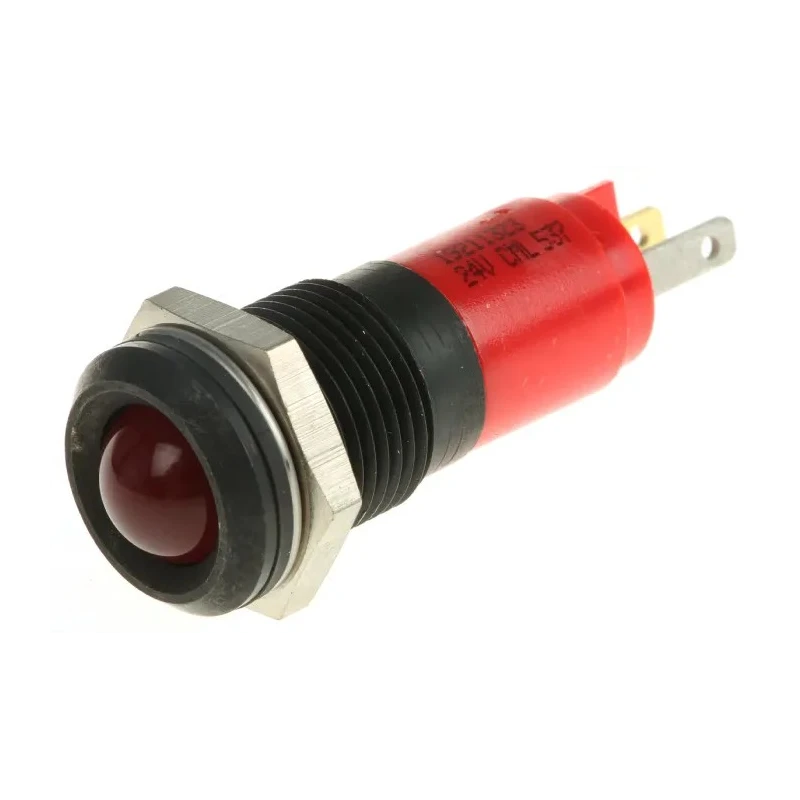 CML Innovative Technologies Red LED Panel Mount Indicator, 14 mm Mount Hole, IP67 Rated, 24V DC, Solder Tab 192113Z3