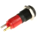 CML Innovative Technologies Red LED Panel Mount Indicator, 14 mm Mount Hole, IP67 Rated, 24V DC, Solder Tab 192113Z3