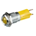 CML Innovative Technologies LED Yellow Panel Mount Indicator 14 mm Solder Tab Termination IP67 24V 192103Z2