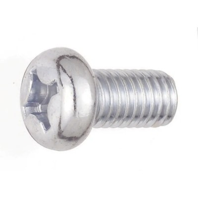 Yahata Neji Steel Chrome Plated Cross Pan Head Machine Screw 10 mm M5 4979874451958