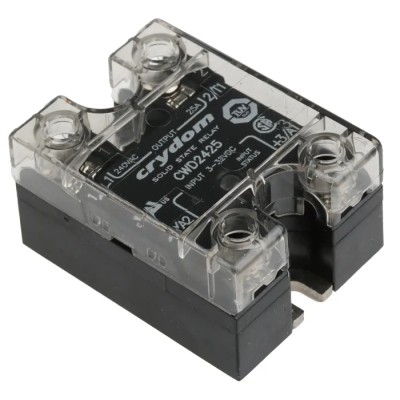 Crydom CW24 Series Solid State Relay 25A Load Panel Mount 280Vrms Load 32V Control 