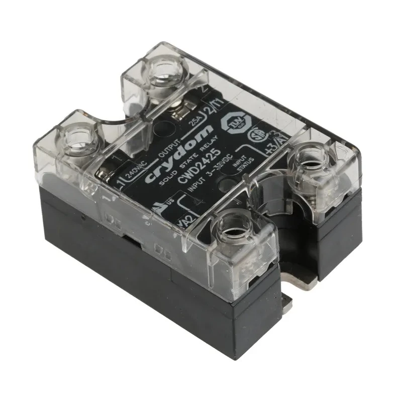 Crydom CW24 Series Solid State Relay 25A Load Panel Mount 280Vrms Load 32V Control 