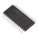 Cirrus Logic Audio Codec IC, 2-Channel, 24 Bit Resolution, Single Power Supply, Surface Mount, TSSOP 28-Pin CS4272-CZZ