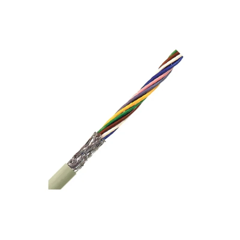 RS PRO UNITRONIC LiYCY Series Data Cable 7 Pairs 7 Cores 0.5 mm² 100 m Grey Sheath Polyvinyl Chloride 0034607