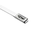 HellermannTyton Non-Releasable Metallic 304 Stainless Steel Cable Tie 838 mm x 4.6 mm 111-93338 MBT33SS-SS304-ML