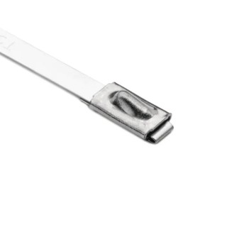 HellermannTyton Non-Releasable Metallic 304 Stainless Steel Cable Tie 838 mm x 4.6 mm 111-93338 MBT33SS-SS304-ML