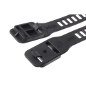 HellermannTyton Releasable Cable Tie, Thermoplastic Polyurethane, 580mm Length x 28mm Width 115-28590 SOFTFIX XL-TPU-BK