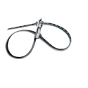 HellermannTyton Releasable Cable Tie, Thermoplastic Polyurethane, 580mm Length x 28mm Width 115-28590 SOFTFIX XL-TPU-BK