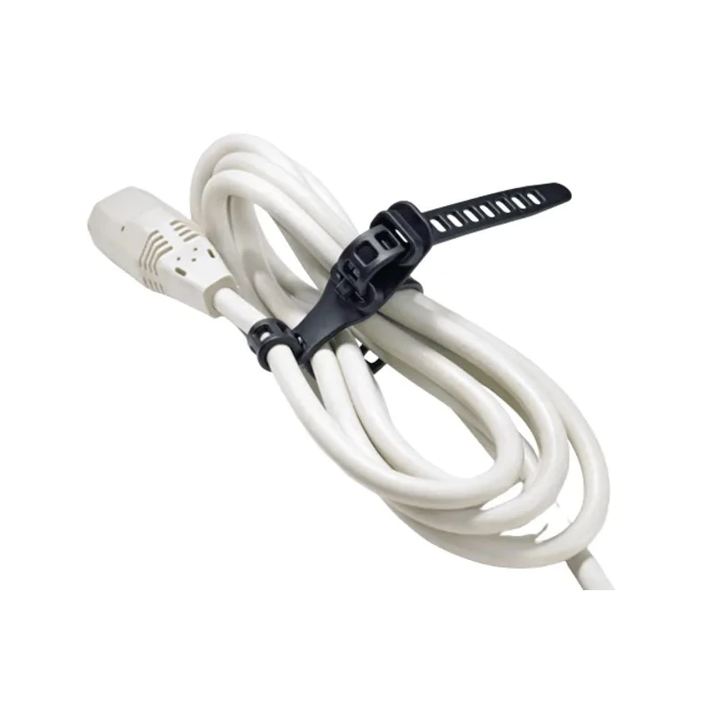 HellermannTyton Releasable Cable Tie, Thermoplastic Polyurethane, 580mm Length x 28mm Width 115-28590 SOFTFIX XL-TPU-BK