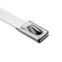 HellermannTyton Roller Ball Cable Tie, 685 mm Length x 7.9 mm Width, Metallic 304 Stainless Steel 111-94278 MBT27HS-SS304-ML