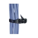 HellermannTyton Releasable Cable Tie, Thermoplastic Polyurethane, 580mm Length x 28mm Width 115-28590 SOFTFIX XL-TPU-BK
