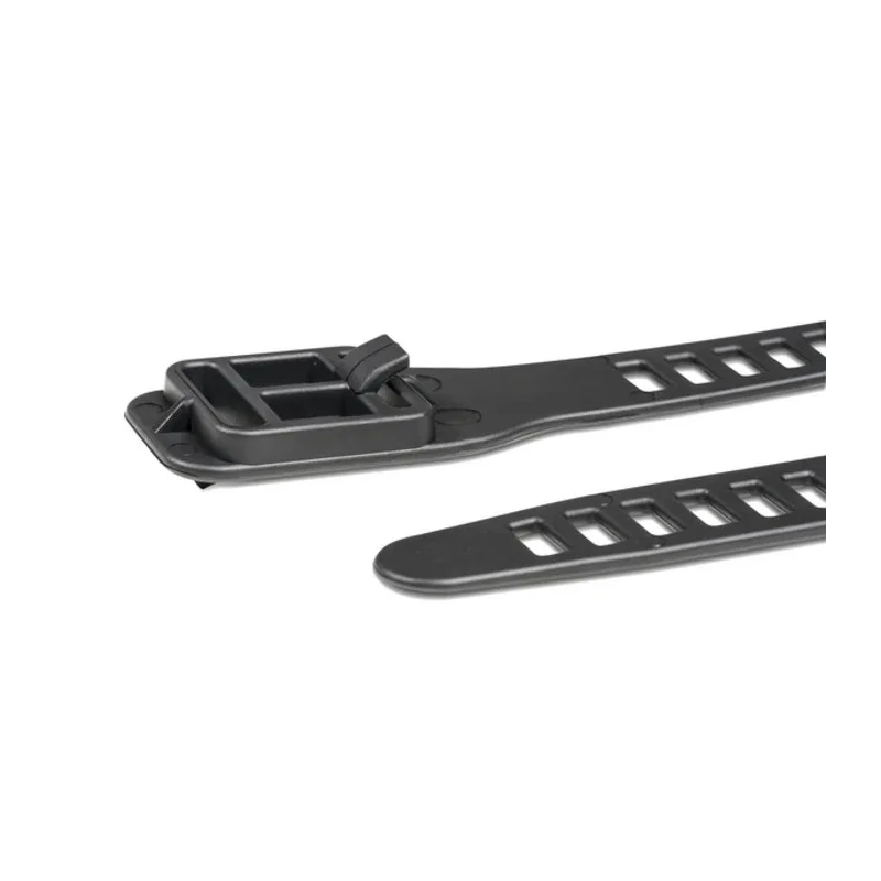 HellermannTyton Releasable Cable Tie, Thermoplastic Polyurethane, 580mm Length x 28mm Width 115-28590 SOFTFIX XL-TPU-BK