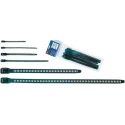 HellermannTyton Releasable Cable Tie, Black Thermoplastic Polyurethane, 260 mm x 7 mm SOFTFIX 115-07270 SOFTFIX S-TPU-BK