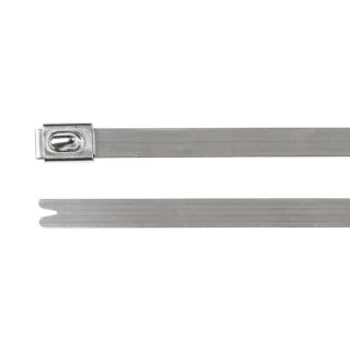 HellermannTyton Cable Tie Roller Ball 201 mm x 4.6 mm Metallic 304 Stainless Steel 111-93088 MBT8SS-SS304-ML