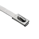 HellermannTyton Cable Tie Roller Ball 201 mm x 4.6 mm Metallic 304 Stainless Steel 111-93088 MBT8SS-SS304-ML