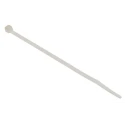 RS PRO Non-Releasable Nylon 6.6 Cable Tie, Natural Colour, 150 mm Length x 3.6 mm Width, Flame Retardant 492-0453
