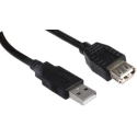 Roline USB 2.0 Extension Cable Female USB Type A to Female USB Type A Black 1.8 m 11.02.8948-100