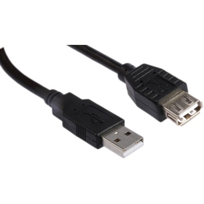 Roline USB 2.0 Extension Cable Female USB Type A to Female USB Type A Black 1.8 m 11.02.8948-100