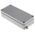 RS PRO Grey Lid Aluminium Enclosure IP68 IP67 IP66 IP65 IK09 Explosion Proof 34 mm x 150 mm x 150 mm 122-8922