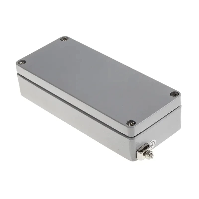 RS PRO Grey Lid Aluminium Enclosure IP68 IP67 IP66 IP65 IK09 Explosion Proof 34 mm x 150 mm x 150 mm 122-8922