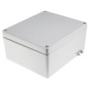 RS PRO Grey Lid Aluminium Enclosure, IP65, IP66, IP67, IP68, IK09, 113 mm x 230 mm x 230 mm IP65