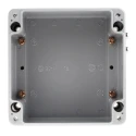 RS PRO Grey Lid Aluminium Enclosure IP68 IP67 IP66 IP65 IK09 91 mm x 160 mm x 160 mm IP68