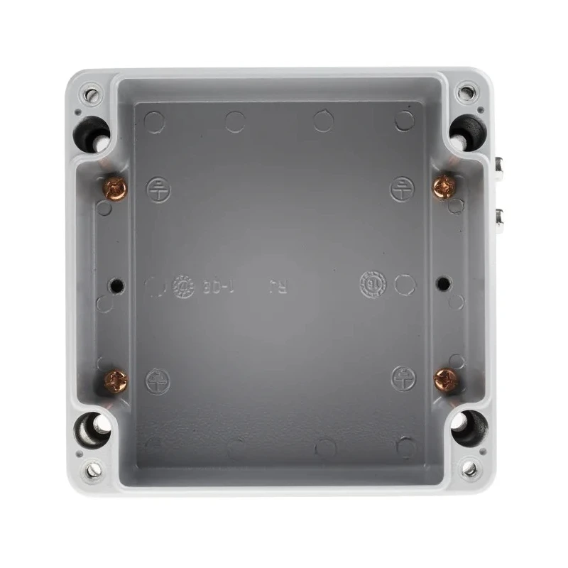 RS PRO Grey Lid Aluminium Enclosure IP68 IP67 IP66 IP65 IK09 91 mm x 160 mm x 160 mm IP68