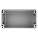 RS PRO Grey Lid Aluminium Enclosure IP68, IP66, IP65, IP67, IK09, 81 mm x 220 mm x 220 mm IP68