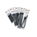 HellermannTyton Releasable Cable Tie 260 mm x 11 mm Black Thermoplastic Polyurethane SOFTFIX 115-11270 SOFTFIX M-TPU-BK