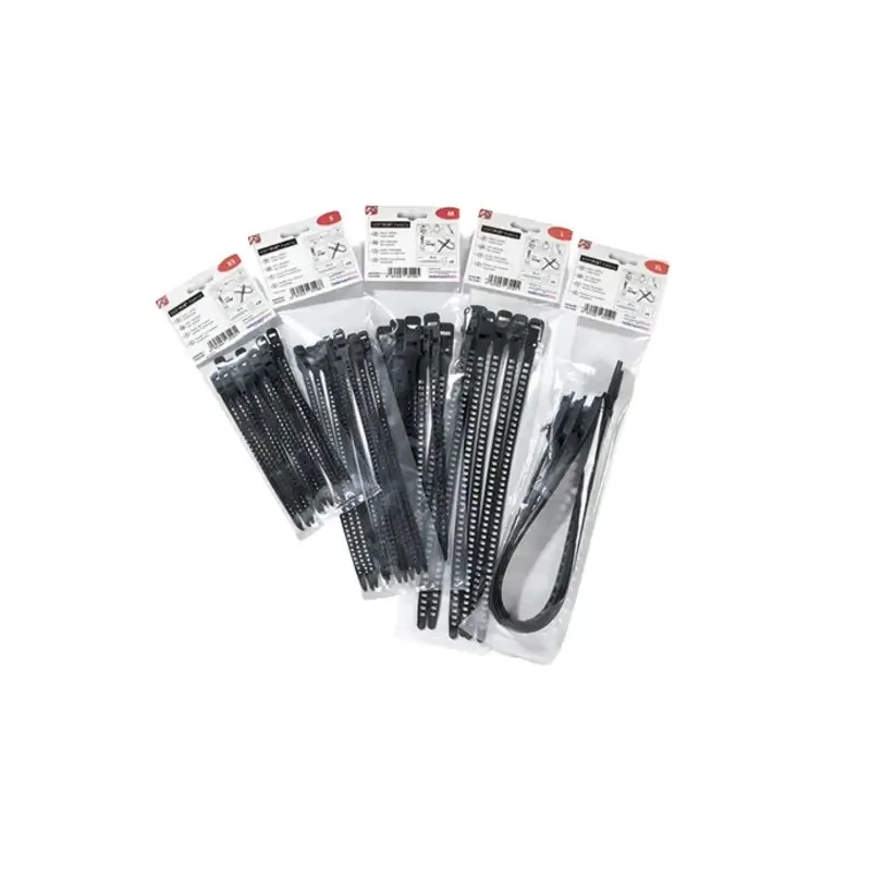 HellermannTyton Releasable Cable Tie 260 mm x 11 mm Black Thermoplastic Polyurethane SOFTFIX 115-11270 SOFTFIX M-TPU-BK