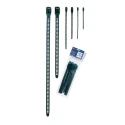 HellermannTyton Releasable Cable Tie 260 mm x 11 mm Black Thermoplastic Polyurethane SOFTFIX 115-11270 SOFTFIX M-TPU-BK