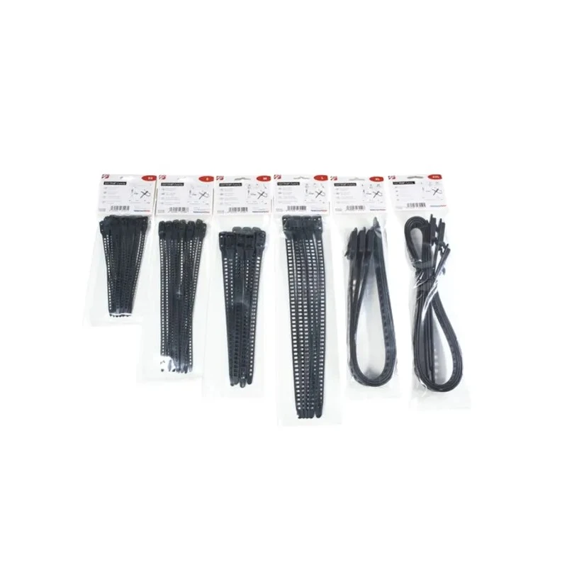 HellermannTyton Releasable Cable Tie 260 mm x 11 mm Black Thermoplastic Polyurethane SOFTFIX 115-11270 SOFTFIX M-TPU-BK