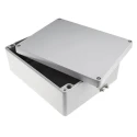 RS PRO Grey Lid Aluminium Enclosure, IP65, IP66, IP67, IP68, IK09, 110 mm x 280 mm x 280 mm IP65