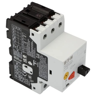 Eaton Motor Protection Circuit Breaker PKZM 01 Series 250mA to 400mA Current Rating 690V AC, 3 Poles 278477 PKZM01-0,4