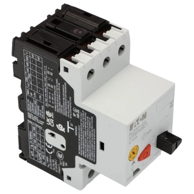 Eaton Motor Protection Circuit Breaker PKZM 01 Series 250mA to 400mA Current Rating 690V AC, 3 Poles 278477 PKZM01-0,4