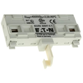 Eaton Auxiliary Contact, 1 Contact 1 NO, Top Mount, 1 A Contact Current, 110 V DC, 240 V AC, Model 082884 NHI-E-10-PKZ0