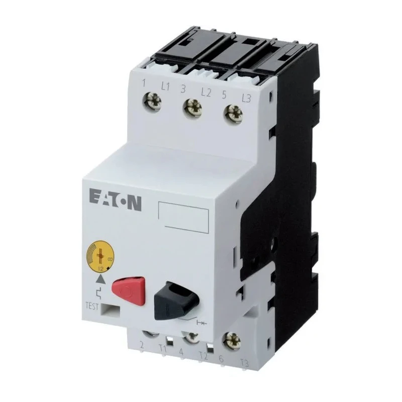Eaton Motor Protection Circuit Breaker PKZM 01 Series 1A to 1.6A, 690V AC, 3 Poles, IP20/IP00, -25°C to 278480 PKZM01-1,6