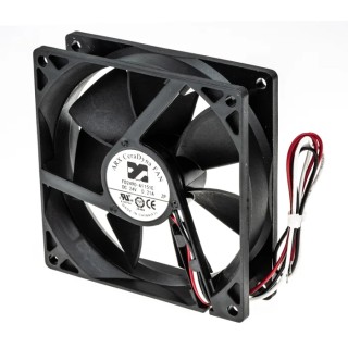 ARX CeraDyna Series Axial Fan 24V DC 108.2 m³/h Airflow 4.32 W Power 180 mA Current IP20 92x92x25 mm 