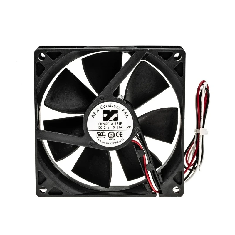 ARX CeraDyna Series Axial Fan 24V DC 108.2 m³/h Airflow 4.32 W Power 180 mA Current IP20 92x92x25 mm 