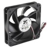 ARX CeraDyna Series Axial Fan 24V dc, 180.8 m³/h Airflow, 5.52 W, 230 mA Max, IP20, 120 mm Square Frame
