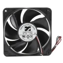 ARX CeraDyna Series Axial Fan 24V dc, 180.8 m³/h Airflow, 5.52 W, 230 mA Max, IP20, 120 mm Square Frame 