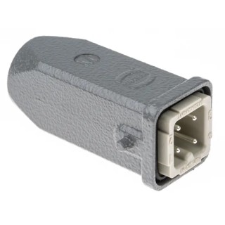 HARTING Heavy Duty Power Connector Cable Screw Terminal 3 Way 10A 230V 400V Han A Male 09200032611+19200031440